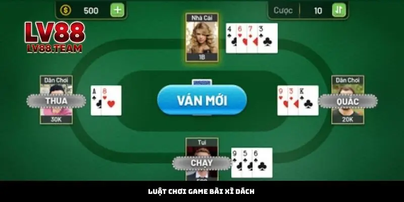 Game bài xì dách kịch tính, chinh phục mọi ván bài tại LV88 1 Luật chơi game bài xì dách