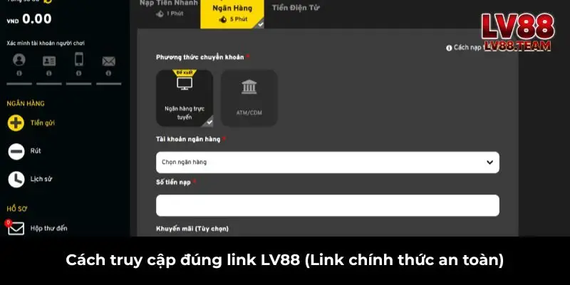 Trang chủ 11 Cách truy cập đúng link LV88 (Link chính thức an toàn)